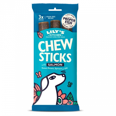 Chew Sticks with Salmon