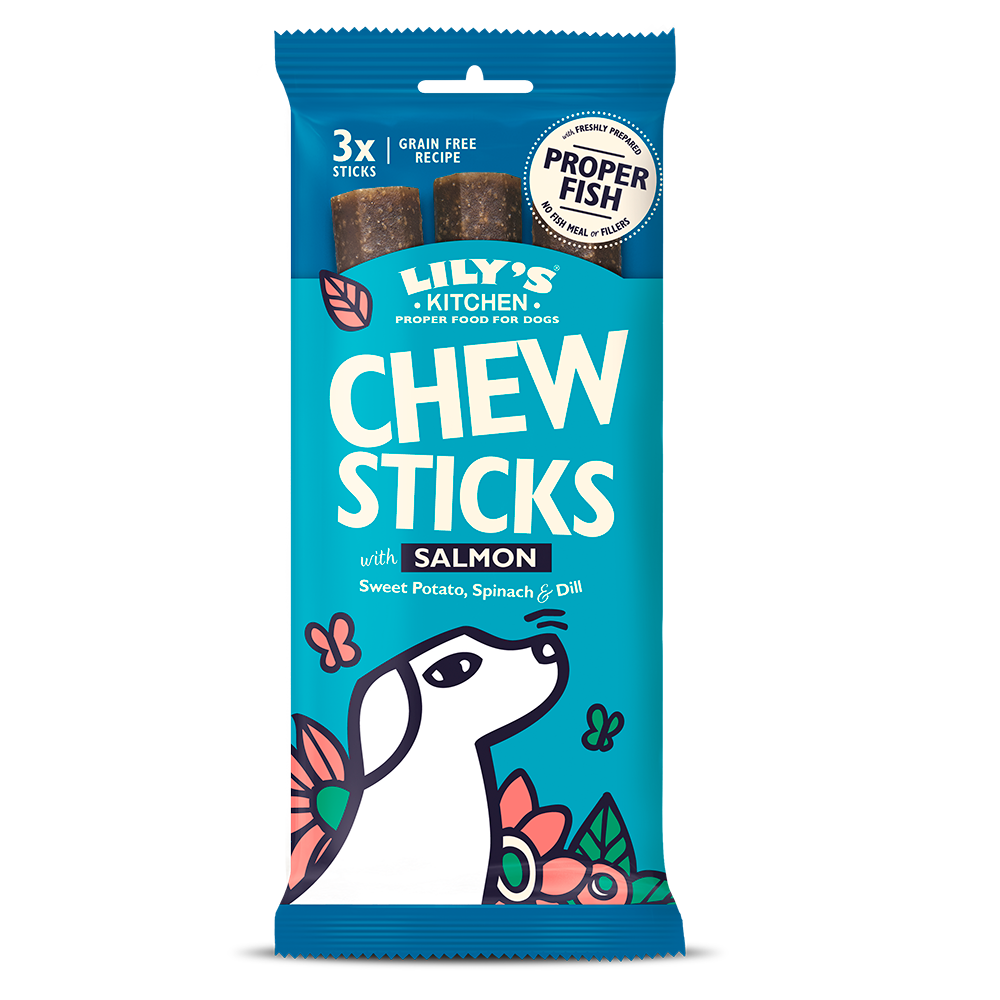 Chew Sticks with Salmon