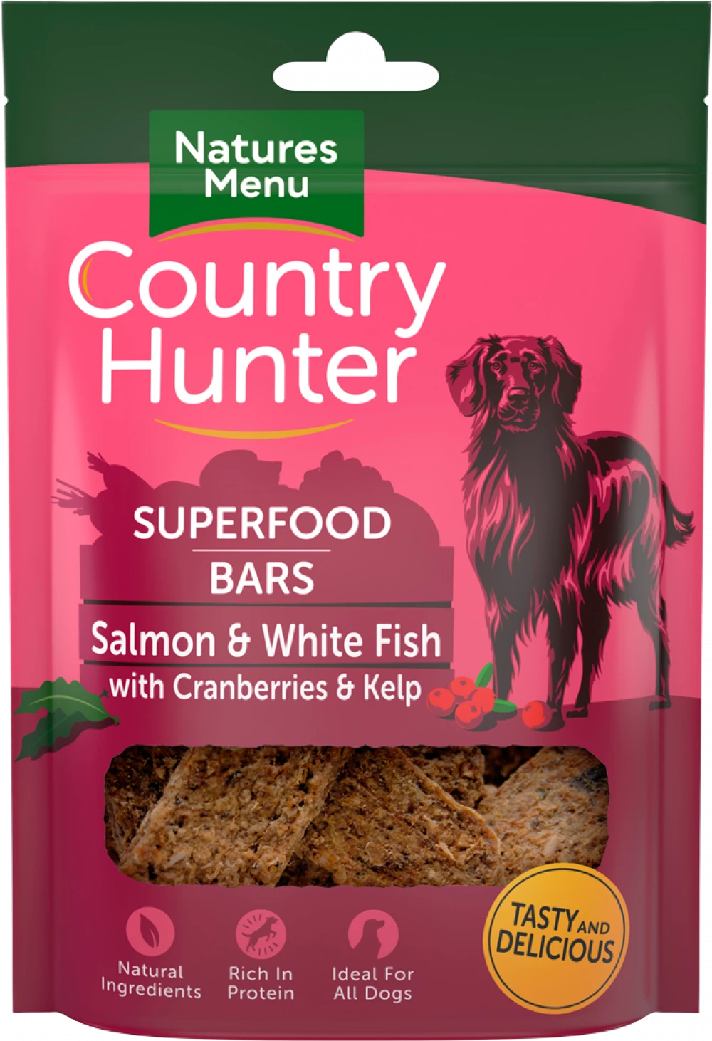 Superfood Bars - Salmon & White Fish with Cranberries and Kelp